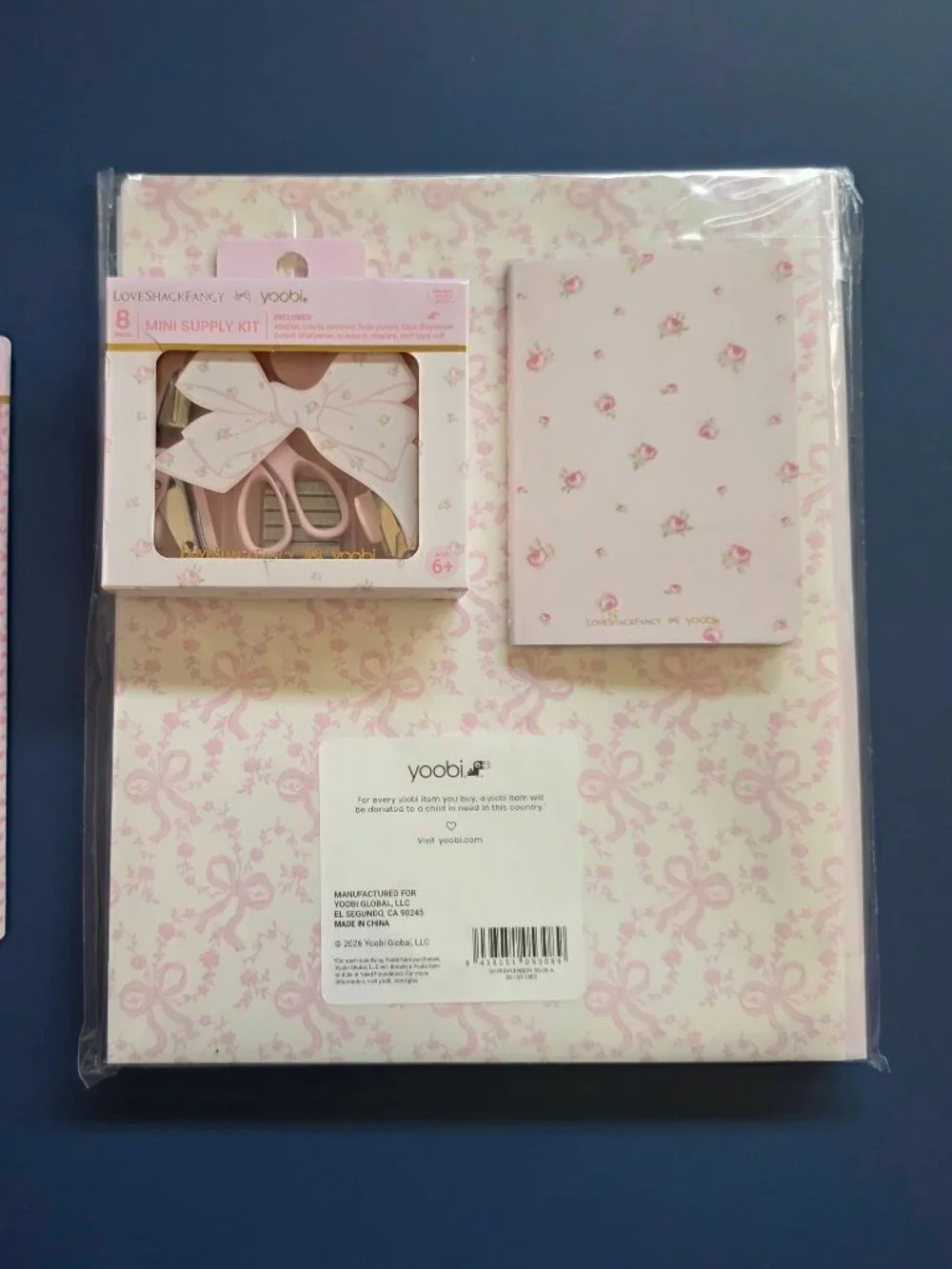 LoveShackFancy Target Yoobi pink backpack lunch bag tech organizer 9 lot bundle